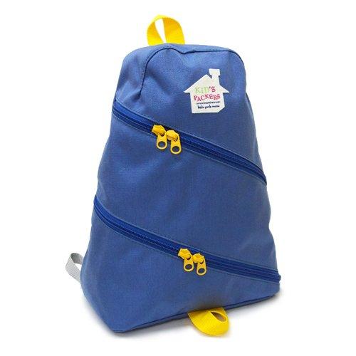

[Kids Packers] Twist Zip Backpack (S) / Blue Sky x Yellow