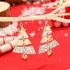 Women's Christmas Tree Holiday Earrings - Cute Long Fashionable Pendant for Celebratory Wear, Durable Material, Holiday Charming Gift