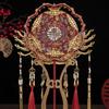 Ancient Style Bridal Round Fan - Wedding DIY Gift for Bride's Engagement