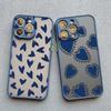 Cute Little Hearts Print Phone Case For iPhone 14 13 12 11 Pro Max Mini 15 Pro Max XS XR X 7 8 15 Plus SE 2020 Shockproof Cover