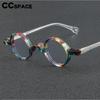 56935 Cadru Ochelari Rotund Acetate Mărime Mică Femei Modă Retro Lentile Transparente Bărbați Ochelari de Prescripție