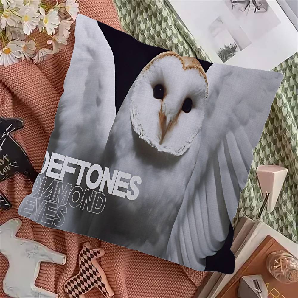 D-Deftones Fashion Cushion Cover Car Throw Pillow Case For Sofa Car Christmas Gift 40X40Cm 45X45Cm