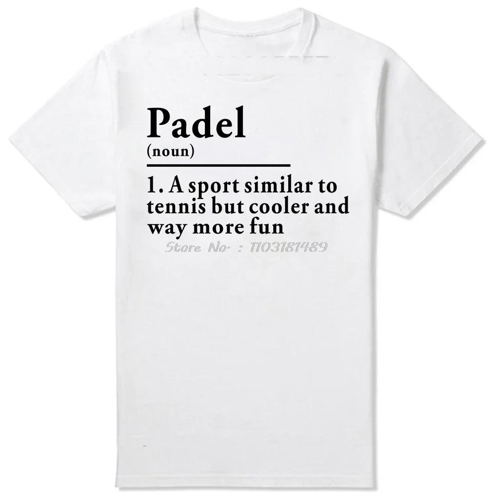 new model Never Underestie An Old Guy Who Plays Padel T Shirt Summer Grh Cotton Streetwear Short Sve Tennis Player Gif