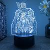 Anime Led Light Berserk Guts Figure For Bedroom Decorative Night Light Birthday Gift Kids Room 3D Table Lamp Manga Berserk