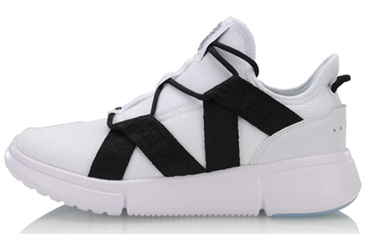 Li Ning Essence Low Breathable Low top Vintage Basketball Shoes Women s Standard White AGBP054-1 36
