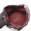 Used JIL SANDER Drawstring Drawstring Shoulder Bag J07WG0027 Leather Bordeaux Used Women