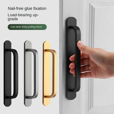 Self-Adhesive Door Knob Hardware Door Handlebar Fashion Door Handle  Kitchen