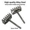Professional Electrical Box Puncher with Square Shank Square Hole Punching Slotting Tool For Quick Socket Installation