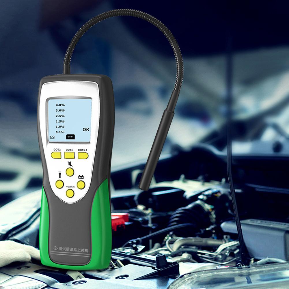 DY23B Automobile Brake Oil Detection Pen LCD Digital Brake Fluid Moisture Tester Portable Accurate Automotive Oil Content Check