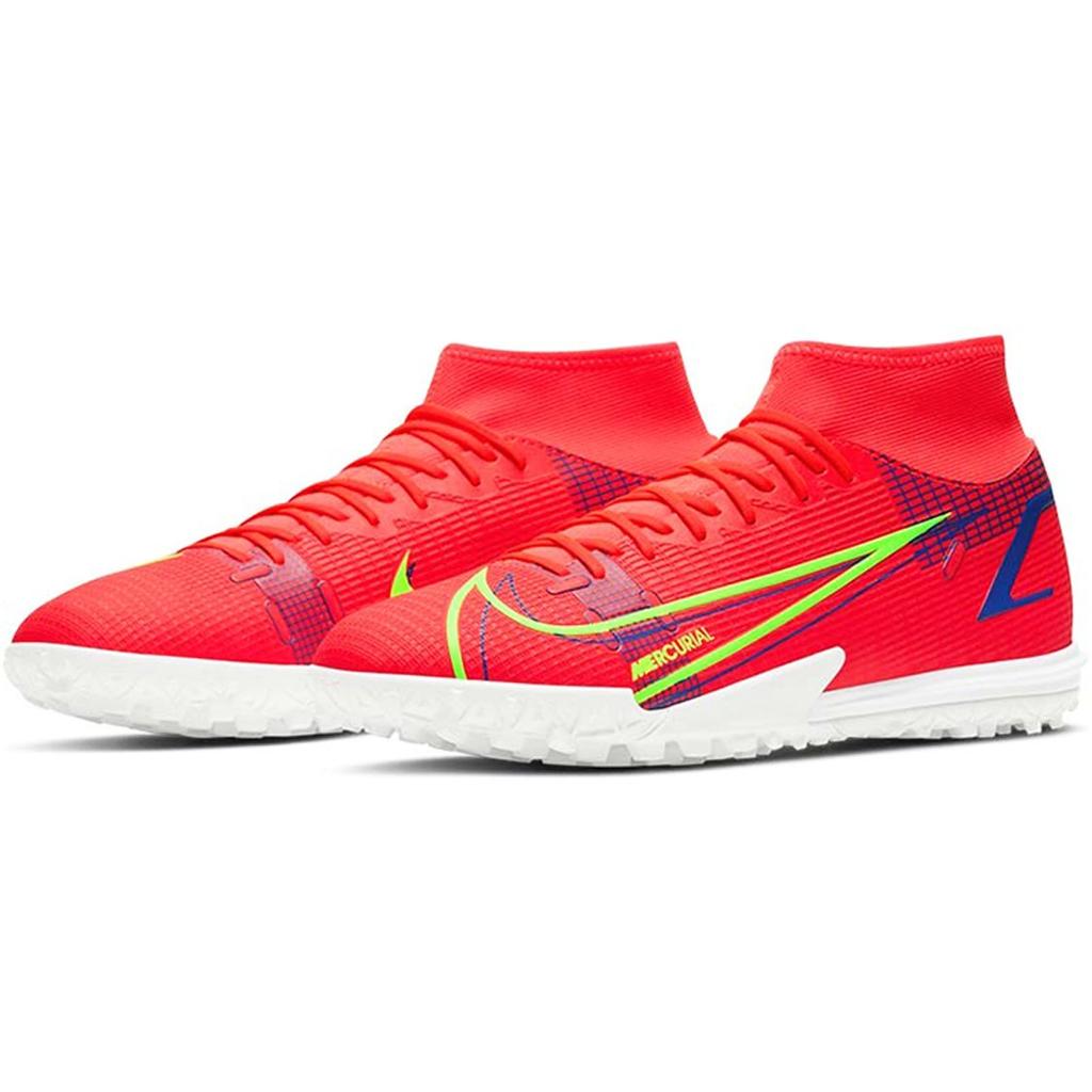 Nike Mercurial Superfly 8 Academy Comfortable Turf Soccer Shoes Men Soccer Shoes Red CV0953-600