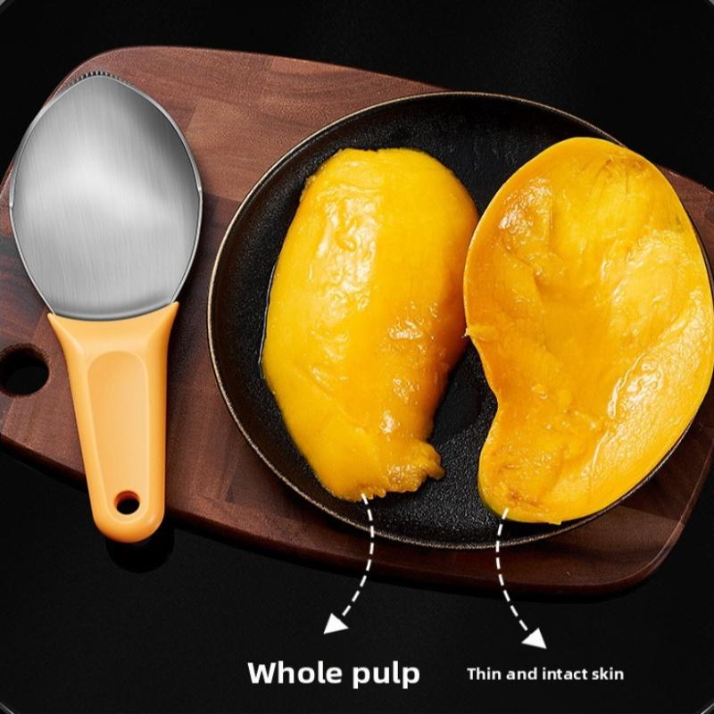 1pc Mango Slicer Fruit Scoop Watermelon Cutter Avocado Dicer Multifunction Fruit Splitter Kitchen Gadget