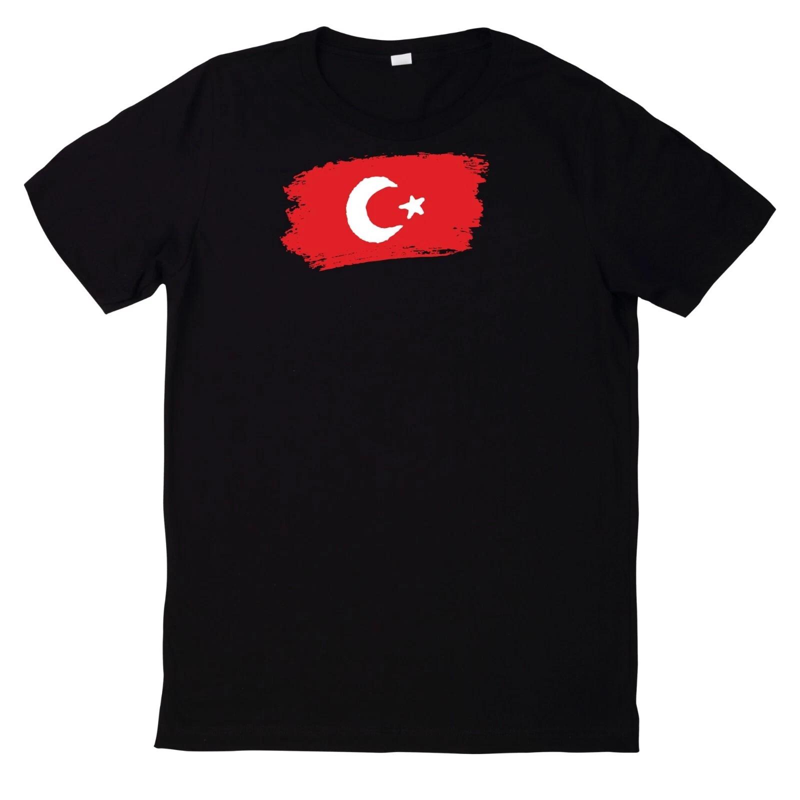 T-Shirt Türkei Flagge Fahne Wappen Logo Print Spruch WM EM Fun XXL