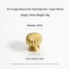 French Light Luxury Gold Brass Drawer Pull Handle