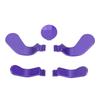 Game Controller Paddles 4 Stainless Steel Thumb Sticks and 1 Direction Pad Replacement for Elite Series 2 Dark Purple