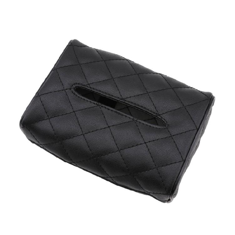 Elegant Car Tissue Holders PU Leather Large Capacity Tissue Box Designed for Easy Installation & Maximums Capacity