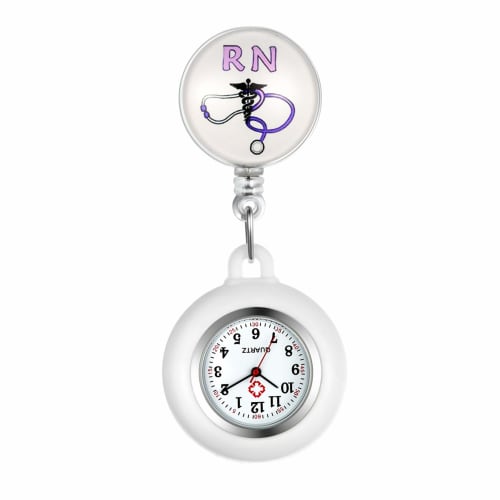 Lancardo Nurse Watch, Pocket Watch with Detachable Silicone Handle, Extendable, for Men and Women, Cute RN Stethoscope, Perfect Gift for Nurses and Ca