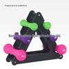Dumbbell Rack for Home Gym, Three-Layer Storage Tripod