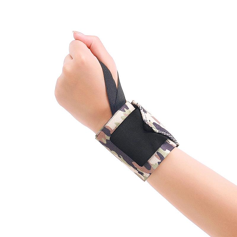

Camouflage Compression Wrist Wrap for Sports, Deadlifting, Weightlifting, and Bench Press. 8*53 One Size