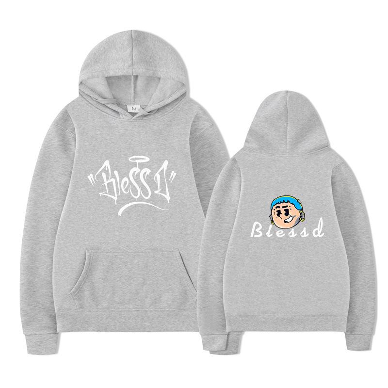 Blessd Mikiny Merch Pánské Dámské Mikina Pánská Mikina Vintage Unisex Pulovry Nadměrné Oblečení