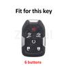6 Buttons Tpu Auto Keyless Accessories For Chevrolet Suburban Tahoe Car Key Fob Cover Case For Gmc Terrain Yukon Acadia Canyon