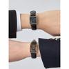SHIPS Square D-Buckle Watch Men's Silver One Size