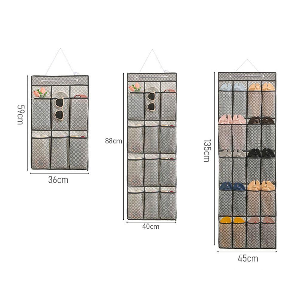 Space Saver Hanging Storage Bag Wall-mounted Shoe Rack Sundries Bag  Sundries Organization