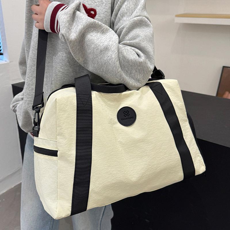 New simple short-distance travel bag, hand luggage storage bag, light business trip, large-capacity sports waterproof fitness bag