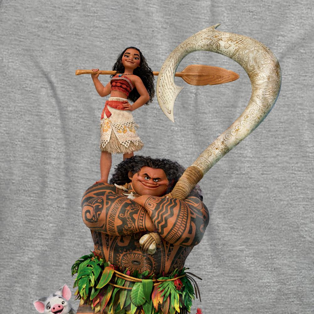 Moana Womens/Ladies Maui Moana Stacked Heather T-Shirt