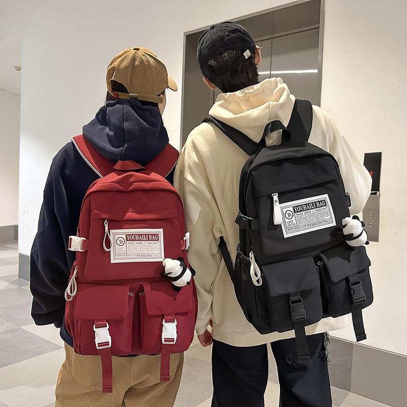 Studenten-Schulranzen Damen Rucksack mit großem Fassungsvermögen Herren Wasserdichter Rucksack