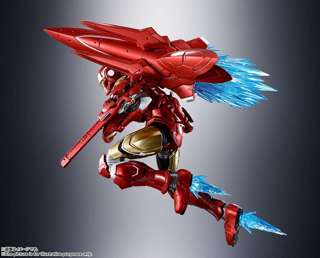 TAMASHII NATIONS Iron Man On 155mm Painted Movable Figure S.H.Figuarts (Tech Avengers) Approx. PVC&ABS&Diecast