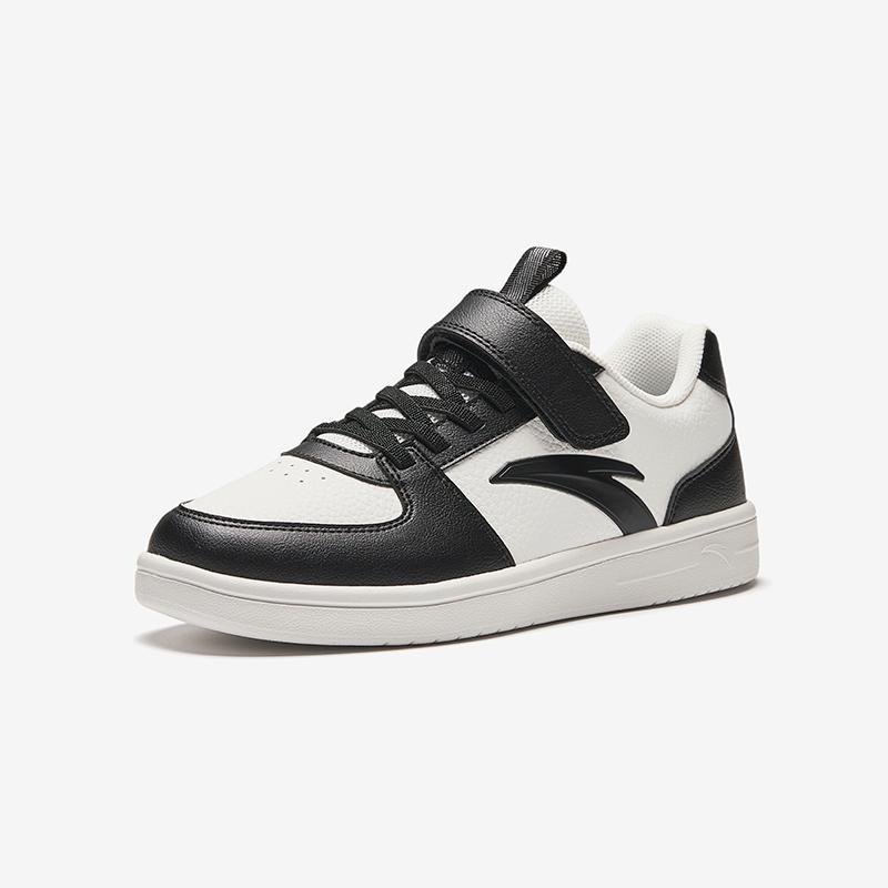 Anta Kids Trendy Color Block Simple Comfortable Versatile Sports Casual Anti-Kick Lightweight Shock Absorption Low-Top Kids Skate Shoes A12538077