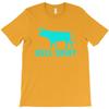 Bull Shirt T Shirt Newest Short Sleeved Clothes Banarwhal Youth Oversized Tshirt Round Collar Men White