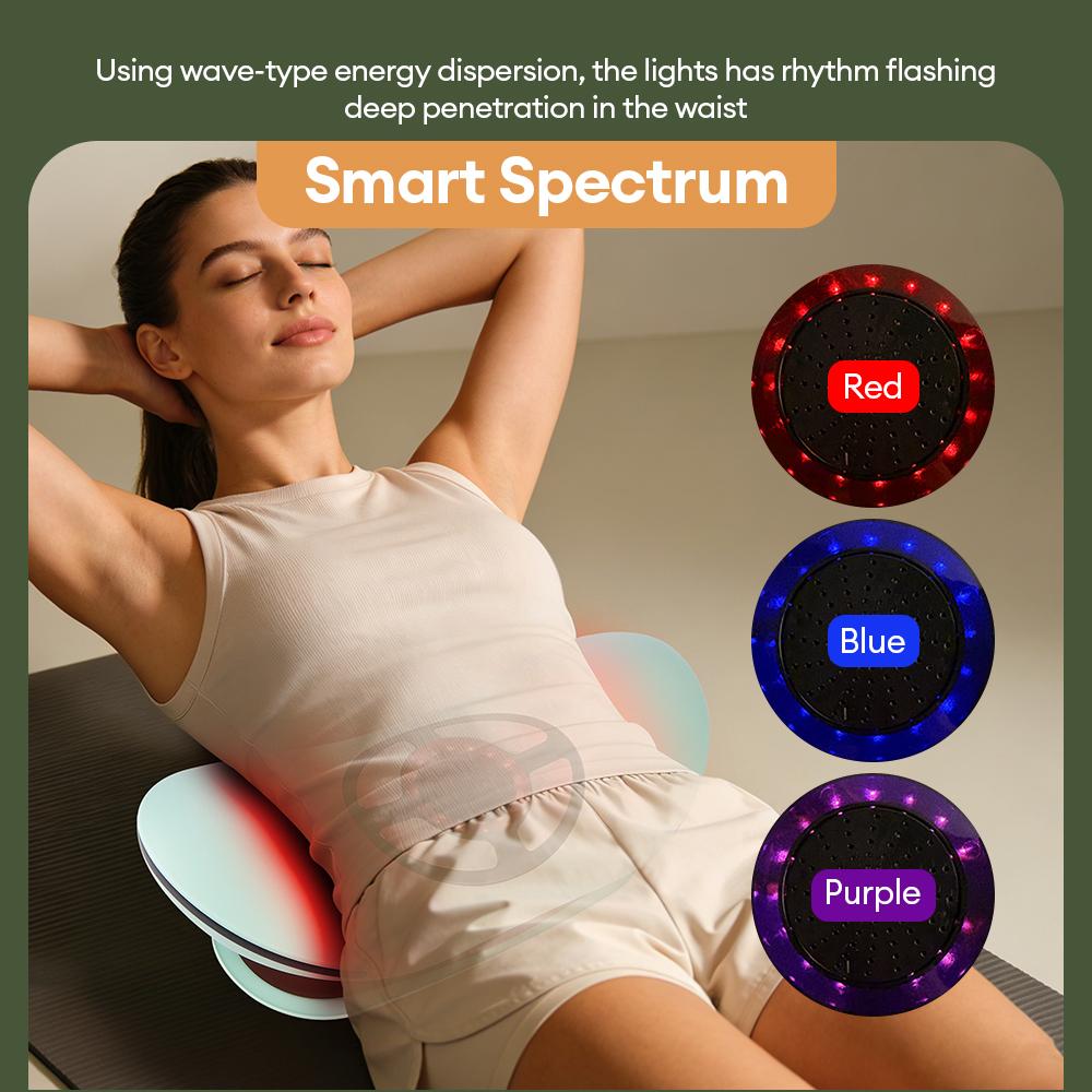 New Electric Lumbar Traction Device Massager Adjustable Intensity Electric Inflatable Back Stretcher Waist Spine Support Back