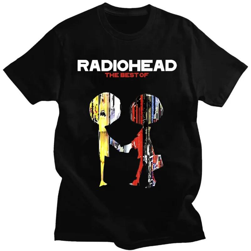 Music Album Graphic Tshirts Radiohead The Best of Vintage Rock Band T-shirt Hip M