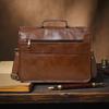 Handmade Leather Messenger Bag – Unisex Cross Body Satchel with Laptop Compartment & Adjustable Strap | Small Goat Leather Shoulder Bag