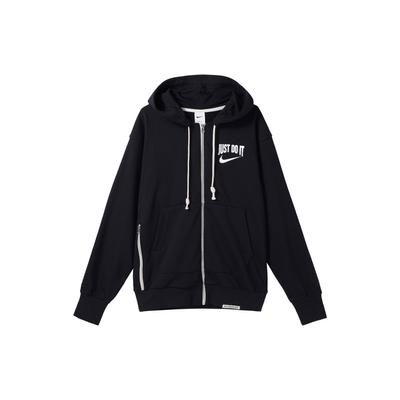 Dri-Fit Standard Issue Logo Print Zip Hoodie Men Hoodies Black DV9449-010
