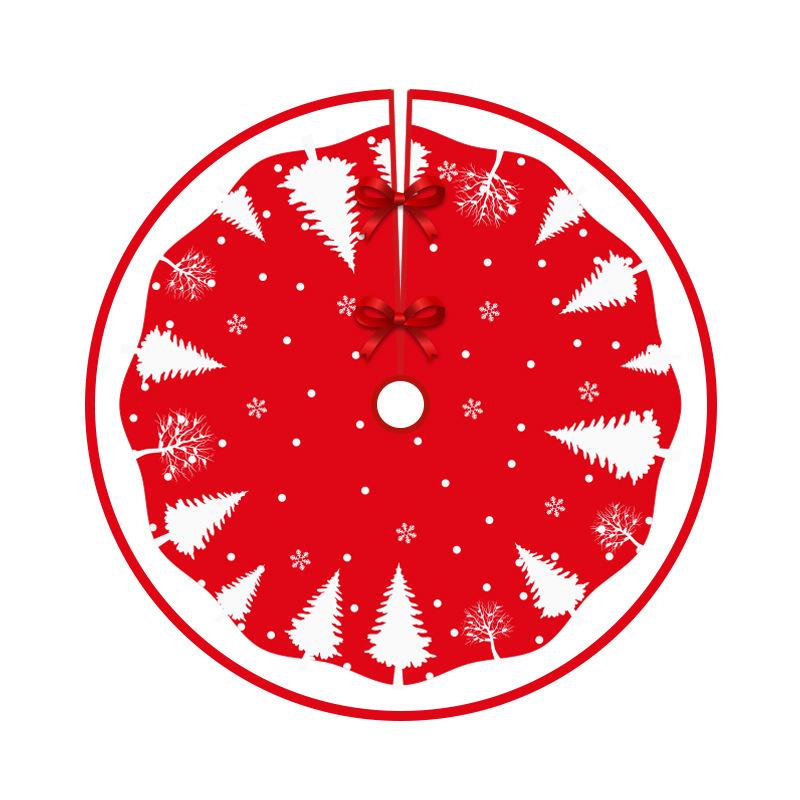Christmas Tree Dress Ornaments Holiday Decorations Printed Ornaments Christmas Atmosphere New Year Decorations Multiple Styles