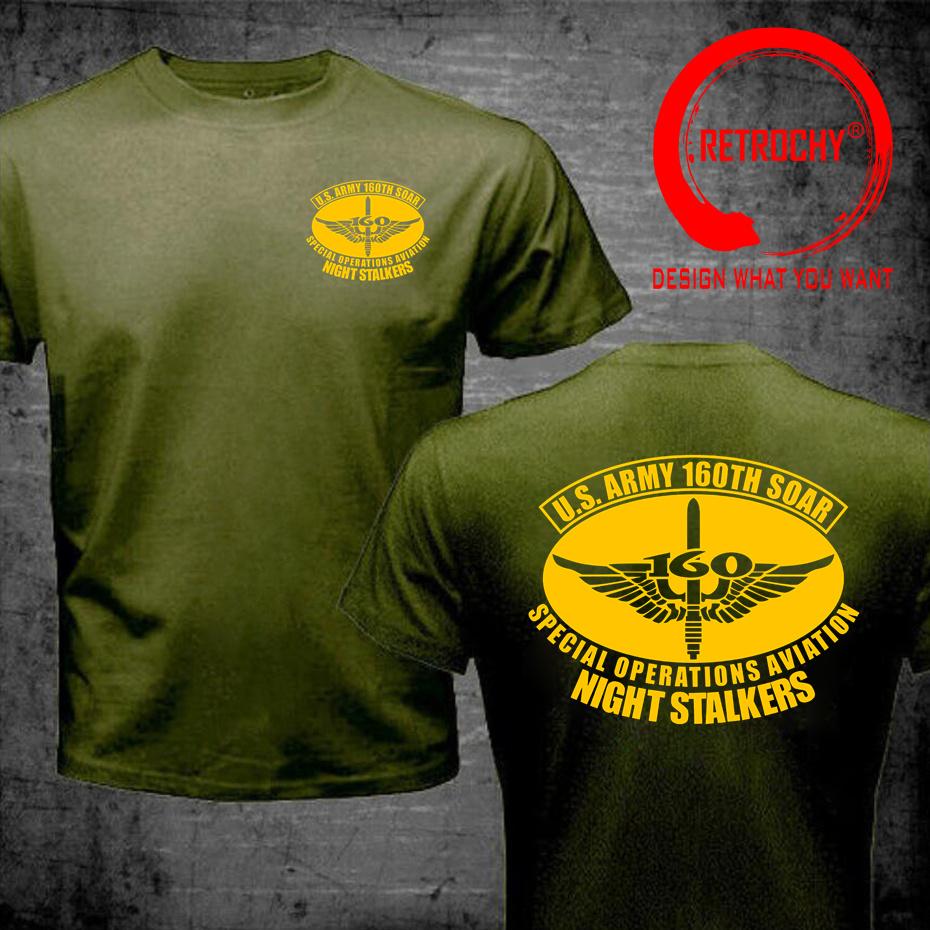 Us Army Airborne 160th Soar Nightstalkers Tshirt Stylish Fashion Cotton Streetwear Hip Hop Unisexs T Shirt Unisex Plus Size S5xl