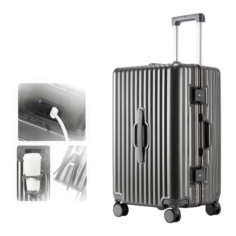 WEZHO Aluminum Frame Luggage