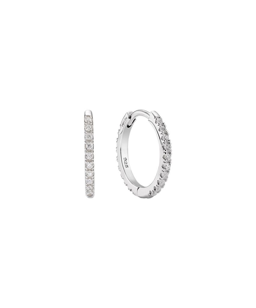 Verte [925 Silver] Deux.Silver.182 / Epais Anse Dew Earring