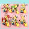 Adorable Cartoon Zodiac Silicone Keychain Cute Animal Car Hanging Charm