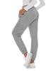 Herbst/Winter Sportliche Damen-Fleecehose mit Bündchen Oberbekleidung Warm Kordelzug Fleecegefüttert Verdickt Herbst/Winter Sporthose