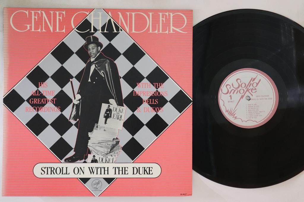 LP Record GENE CHANDLER  Stroll On With The Duke SS8027 SOLID SMOKE 1984 Non Japan Rock Used