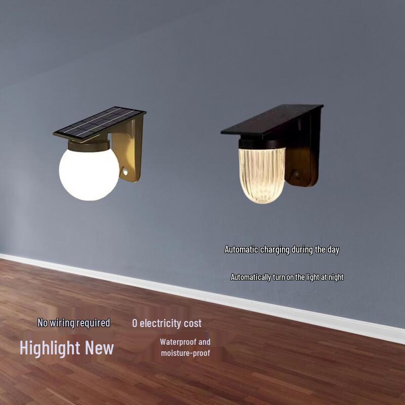 

OEING Solar Retro Round Dual-Color Wall Lamp