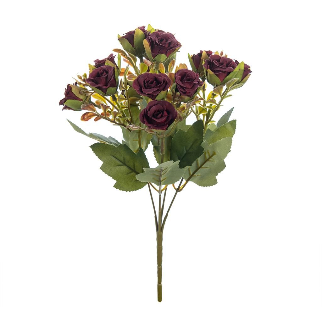 Artificial Flowers Silk Roses Wedding Bridal Outdoor Garden Courtyard Decoration Festival Diy Vase Bridal Bouquet Box Decoration