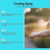Spray Rinfrescante, 2 Pezzi Estivo Portatile per Esterno Corpo Rinfrescante Lenitivo Non Appiccicoso