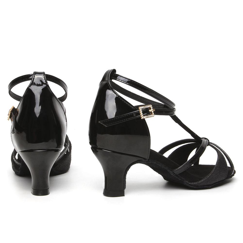 Damen Latin Tanzschuhe Weiche Sohle Salsa Schuhe zum Tanzen Damen Sandalen Damen High Heels 5CM