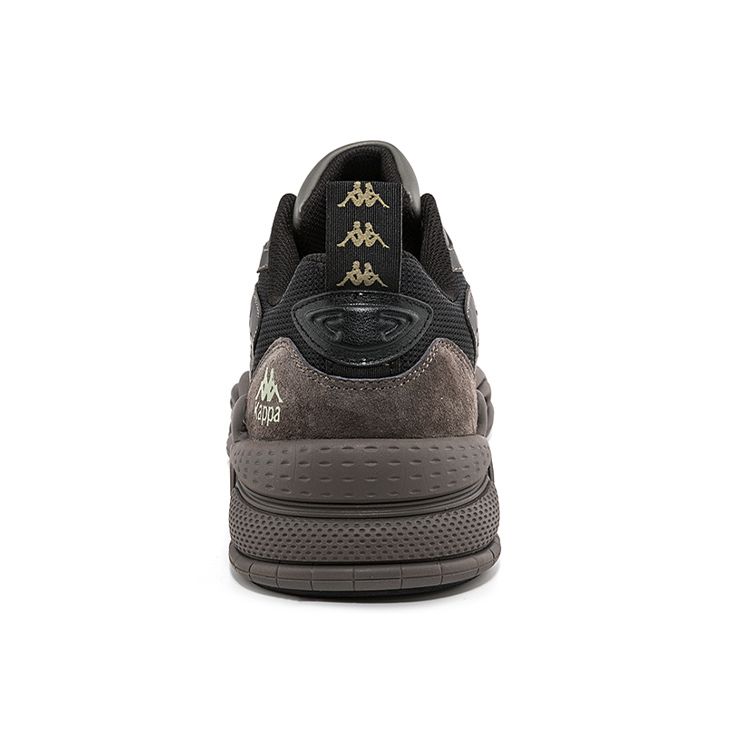 Kappa Back To Back Vintage Trend Daily Casual Comfortable Design Low Top Dad Shoes Unisex Sneaker Gray Black K0CZ5MC50-1108