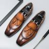 Luxury Designer Gentleman New Tassel Splice Patent Leather Casual Shoes Formal Wedding Dress Homecoming Footwear Zapatos Hombre