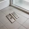 Bathroom Floor Drain Rectangular Drain Rust Resistant Construction